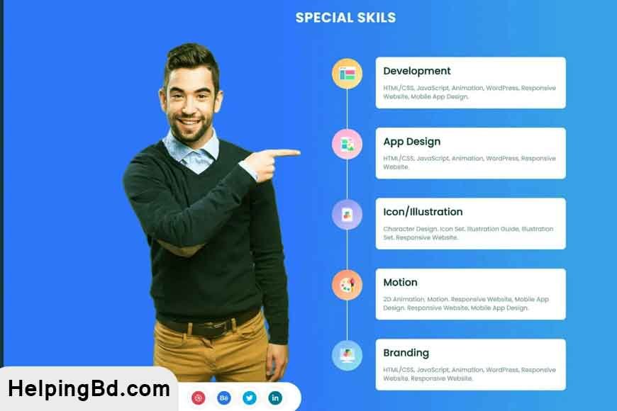 ফ্রিল্যান্সিং পোর্টফোলিও উদাহরণ